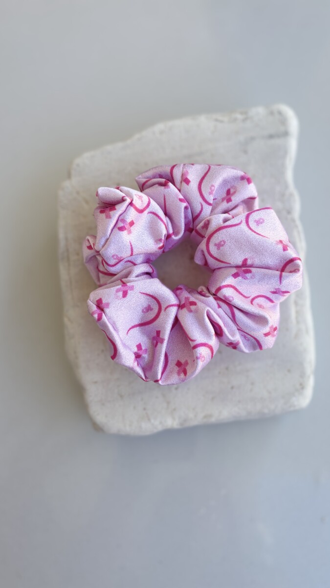 Scrunchie satin head pattern