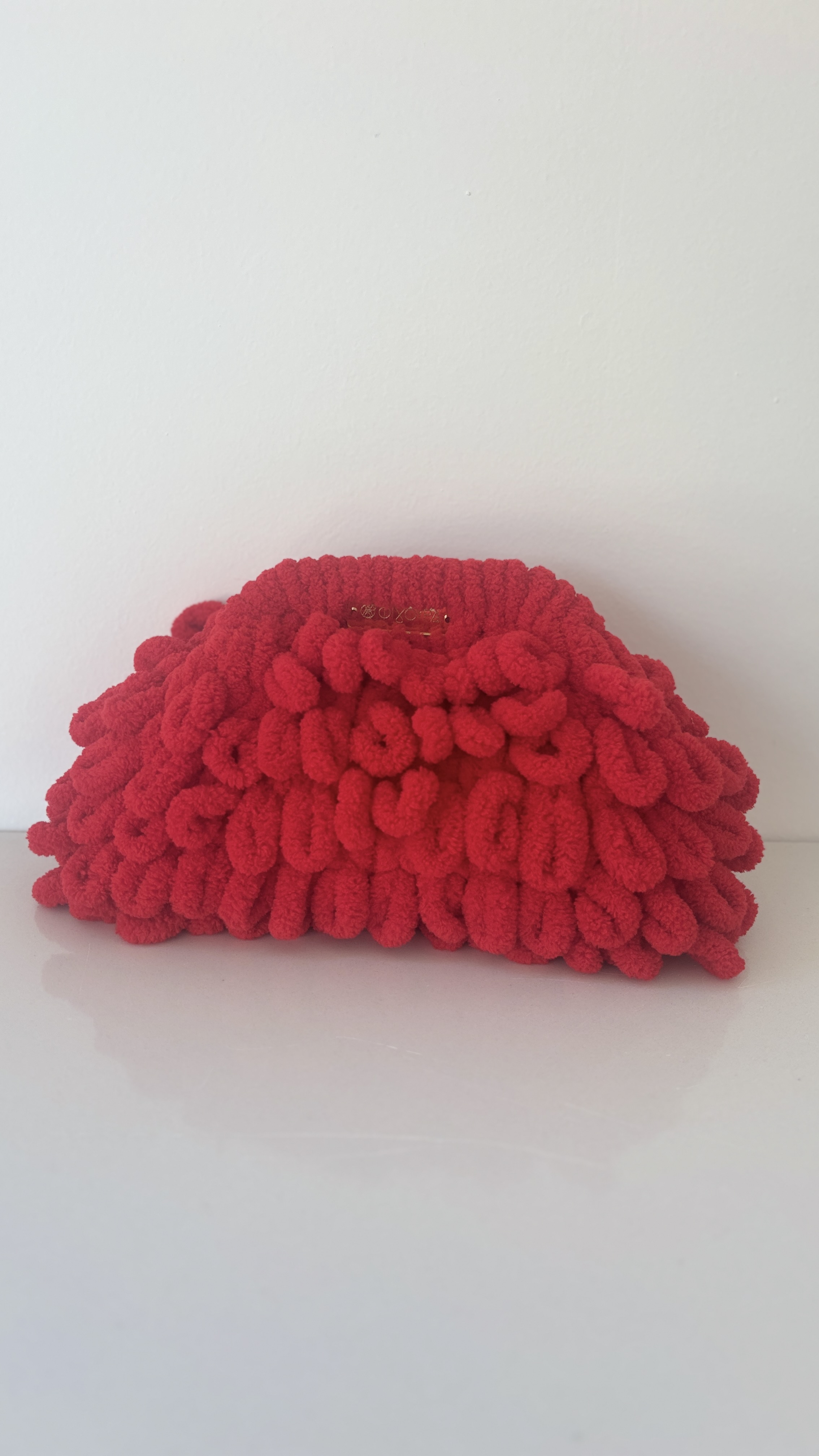 Puffy bags μικρή κόκκινη