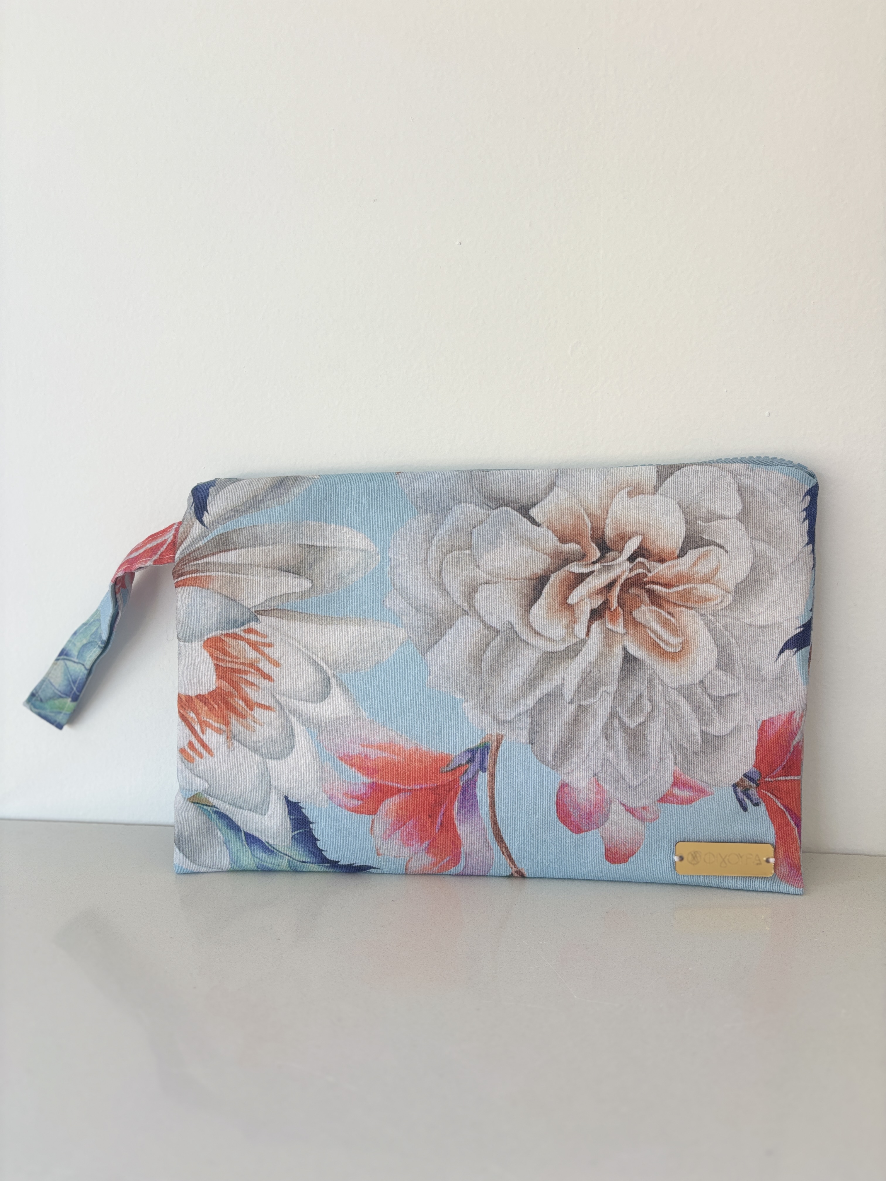 Τσαντάκι χειρός vintage floral